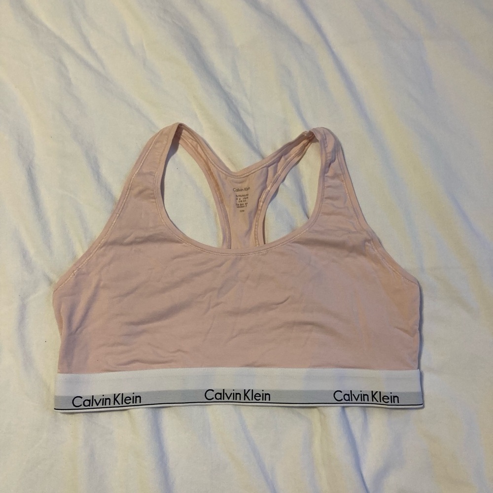 Calvin Klein T Shirt Bra, Pink XL